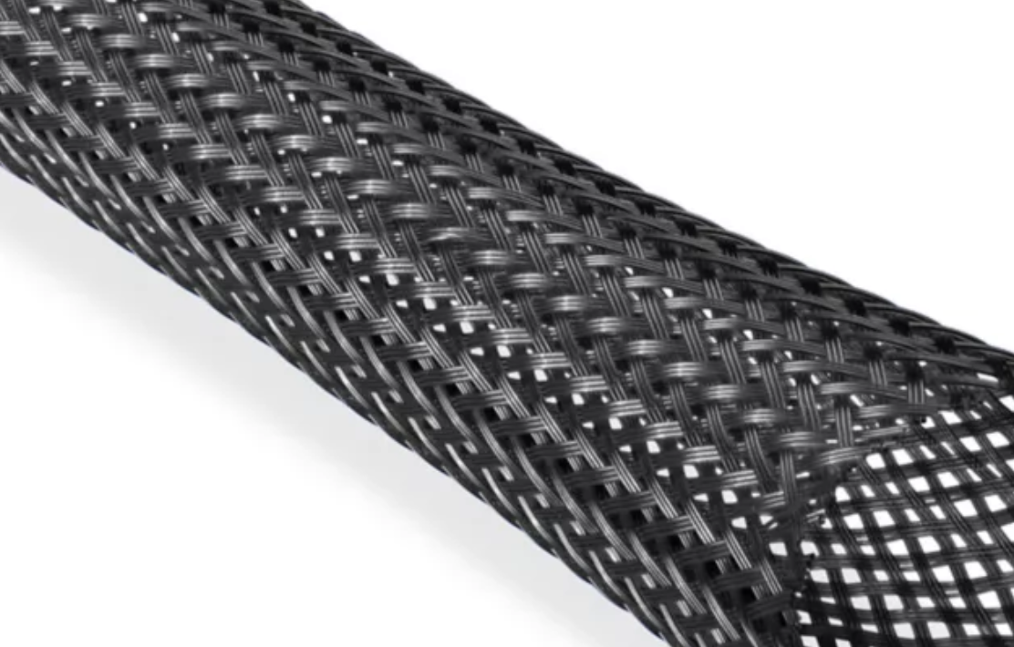 S-26186BL  | FUNDA | PARA CABLES | TRENZADA EXPANSIBLE, 3?4", NEGRA, 19 MM